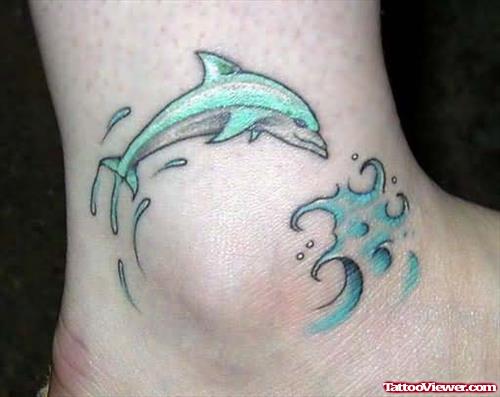 Dolphin Tattoos For Ankle