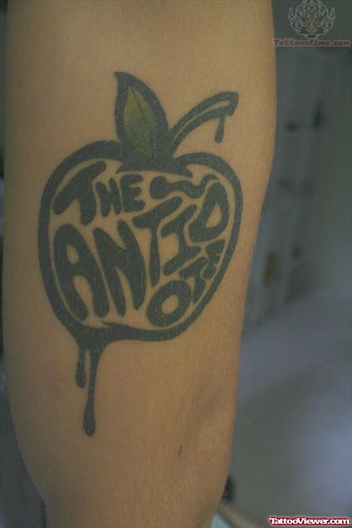 Antidote Apple Tattoo
