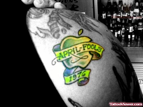 April Fools - Apple Tattoo