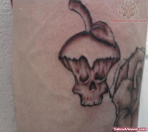 Apple Skull Tattoo