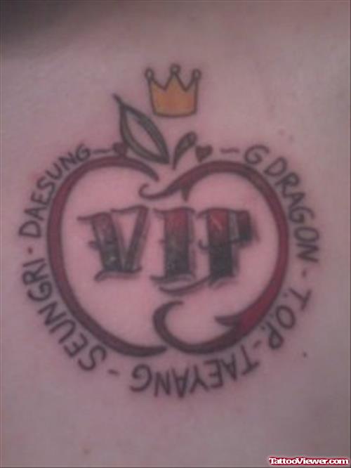 VIP Apple Tattoo