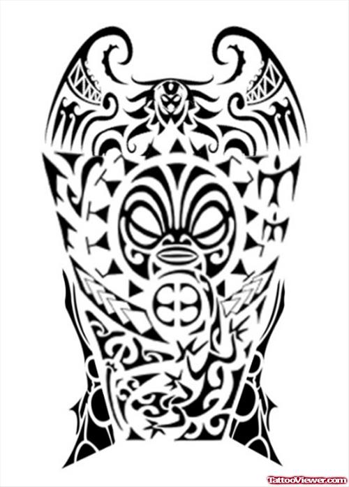 Samoan Aqua Tattoo Design