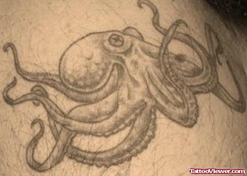 Octopus Tattoo On Back