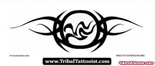 Nice Tribal Aquarius Tattoo Design