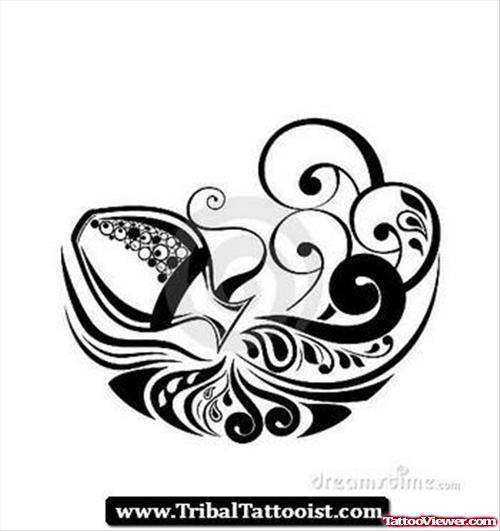 Tribal Aquarius Tattoo Designs