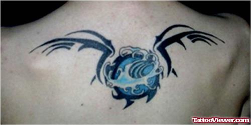 Special Back Body Aquarius Tattoo