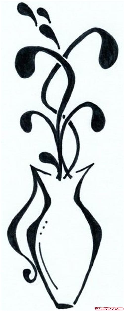 Simple Aquarius Tattoo Design