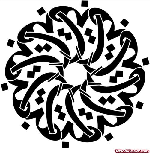 Wonderful Arabic Tattoos Design