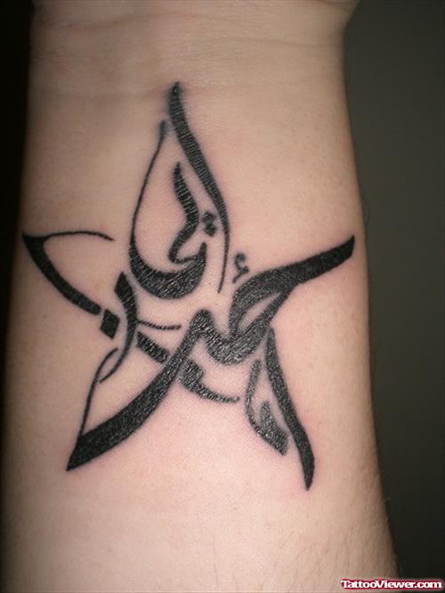 Arabic Star Tattoo