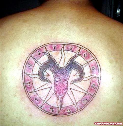 Back Body Aries Tattoo