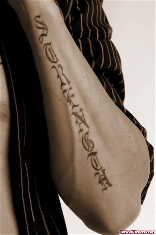 Amazing Left Arm Tattoo For Men