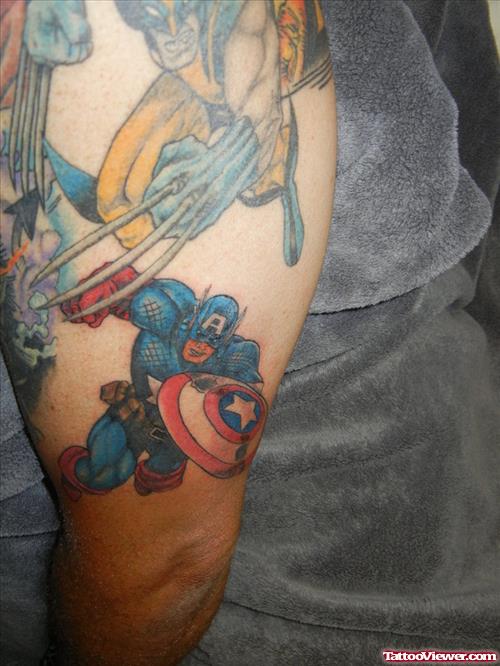 Marvel Arm Tattoos