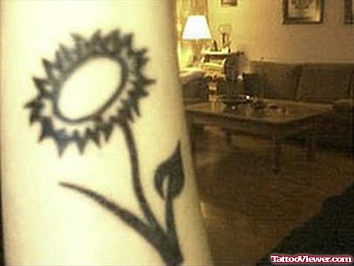 Sunflower Tattoo On Arm