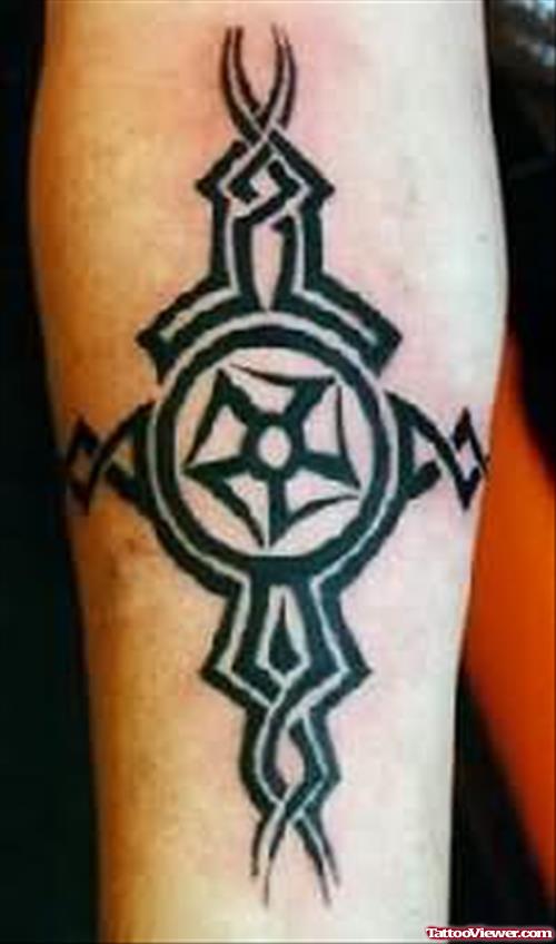 Tribal Tattoo  Design On Arm