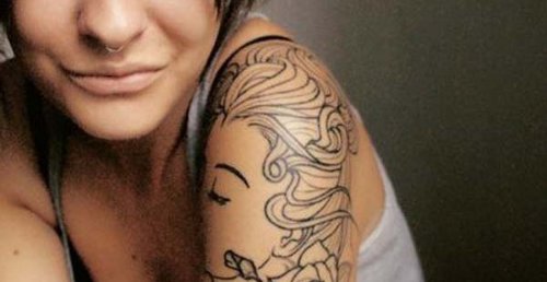 Awesome Girl Arm Tattoo