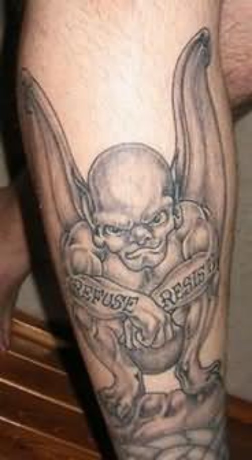 Gargoyle Amazing Tattoo On Arm