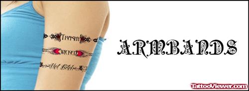 Beautiful Armband Tattoos Designs For Girls