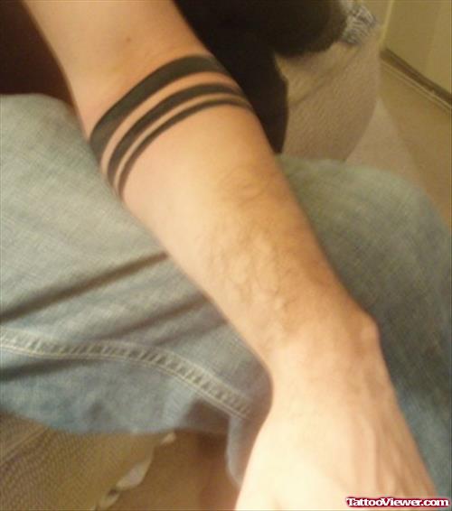 Armband Tattoo On Arm For Men