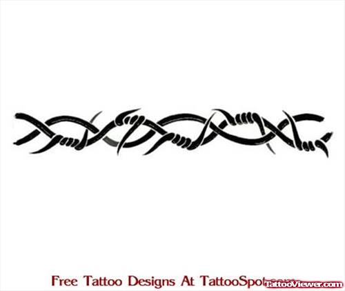 Barbed Wire Armband Tattoo Design