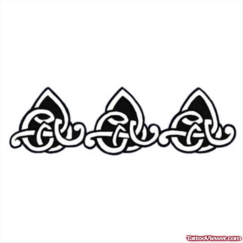 Celtic Knots Armband Tattoo Design