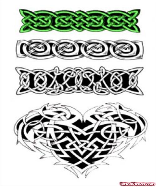 Celtic Armband Tattoos Designs