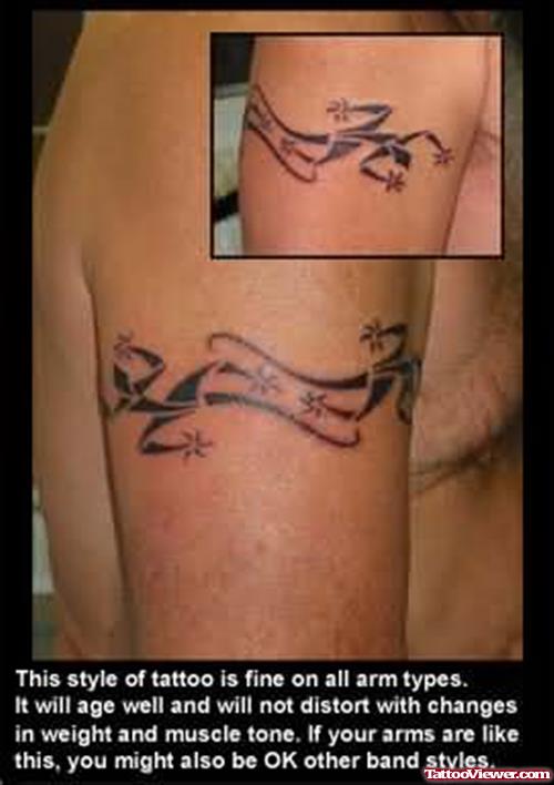 Lizard Armband Tattoo