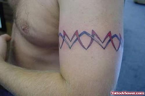Simple Armband Tattoo Design for Men