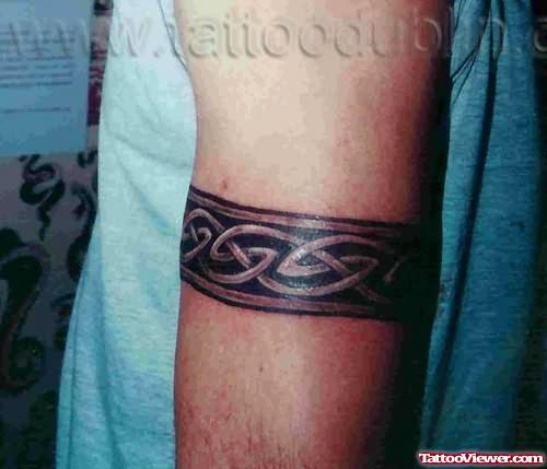 Black Armband Tattoo Design