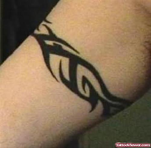 Arm Band Tattoo For Muscle
