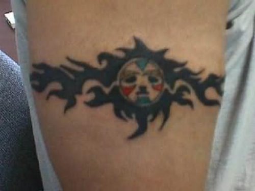 Sun Arm Band Tattoo