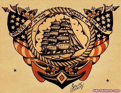 Attractive Army Tattoos Designs