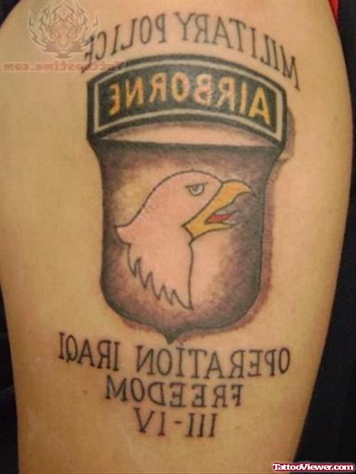 Attractive Army Military Tattoo