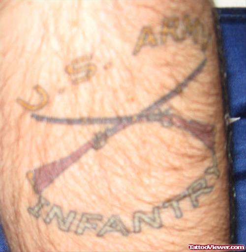 Infantry US Army Tattoo