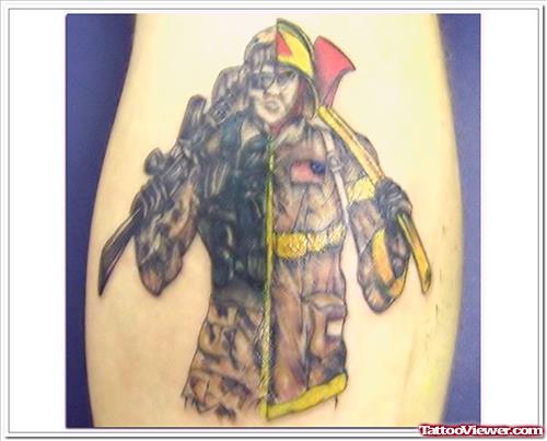 Military Army Soldier Tattoo