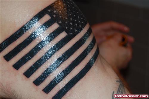 US Flag Army Tattoo