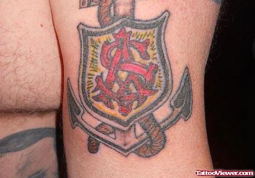 Amazing Army Tattoo On Bicep