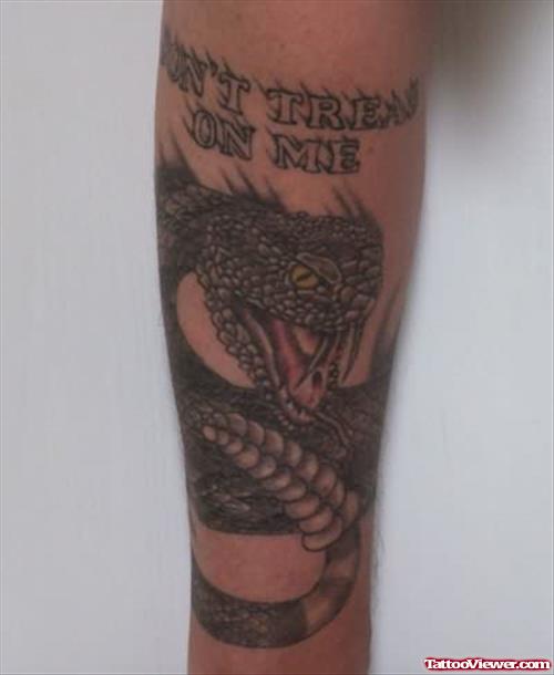 Dragon Snake Army Tattoo