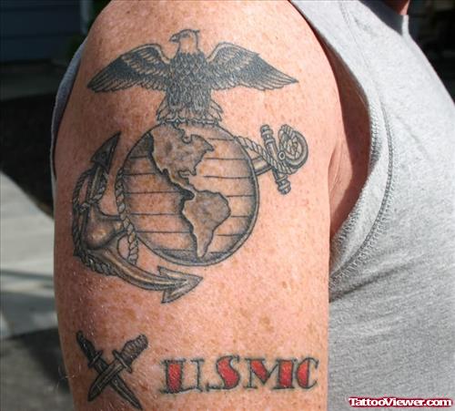 USMC Military Logo Tattoo