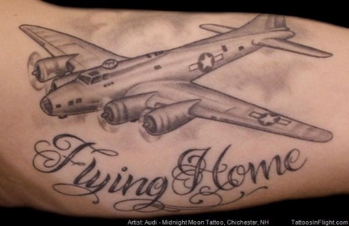 Flying Home Army Tattoo