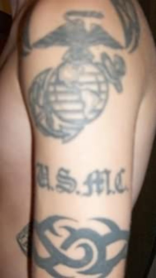 USMC Eagle Military Tattoo