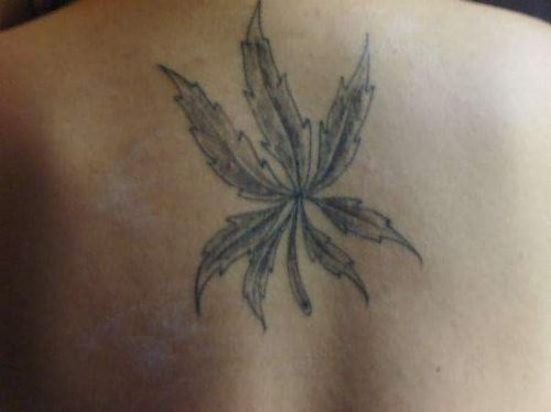 Army Weed Tattoo