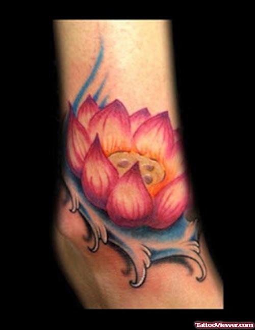 Asian Lotus Flower Tattoo