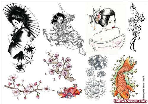 Amazing Asian Tattoos Designs