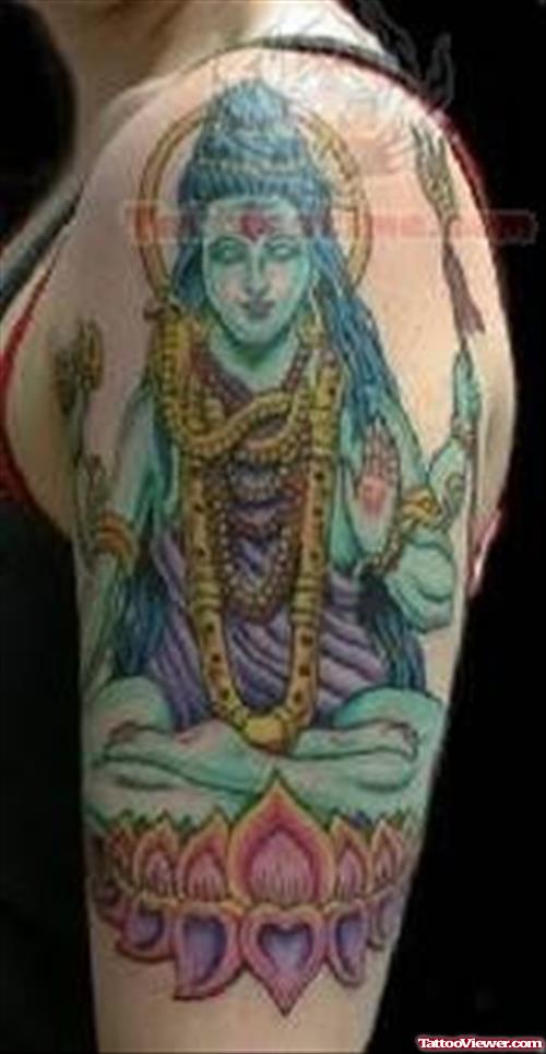 Awesome Asian God Tattoo
