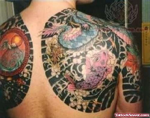Asian Colorful Tattoos