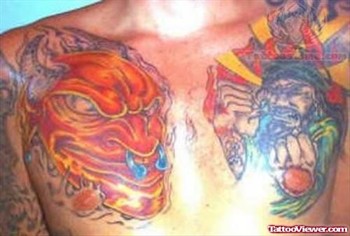 Colorful Asian Tattoo