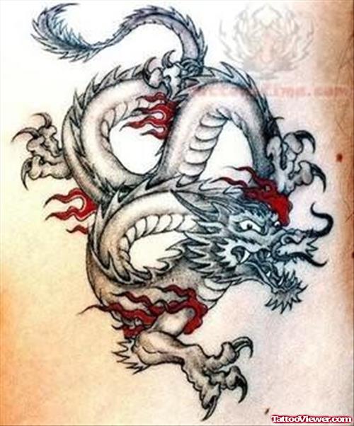 Brilliant Dragon Asian Tattoo
