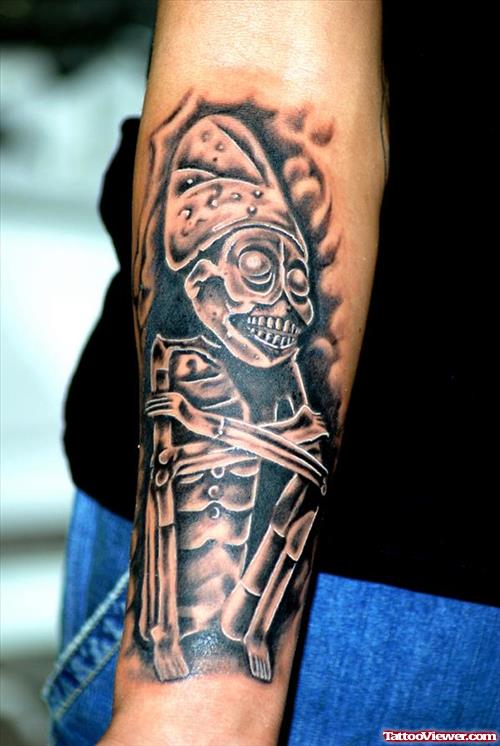 Aztec Tattoo On Sleeve
