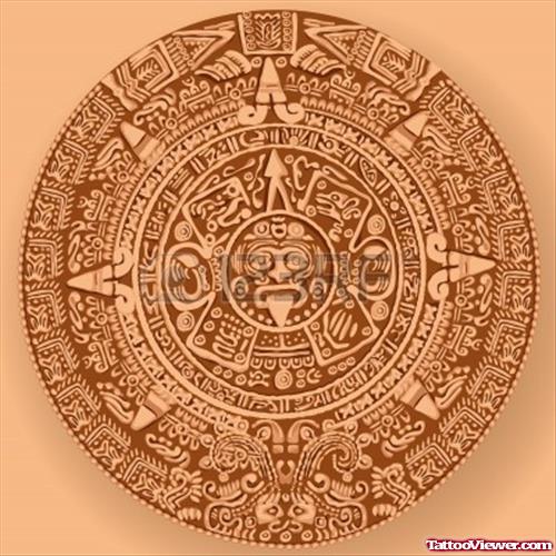 Mayan Aztec Tattoo Design