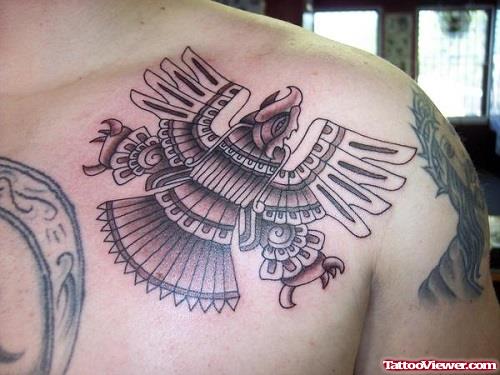 Aztec Collarbone Tattoo